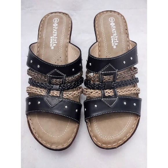 Patrizia by Spring Step Wedges Sandals (40 /Size 9) Casual Lightweight Strappy‎ - Picture 1 of 9